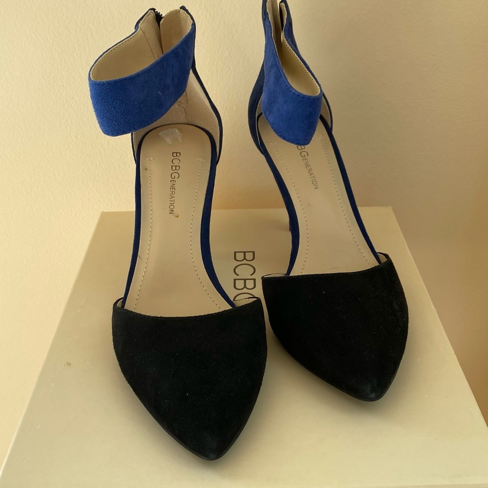 BCBG ankle strap